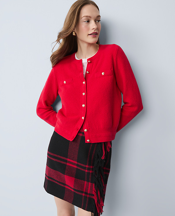Textured Cardigan