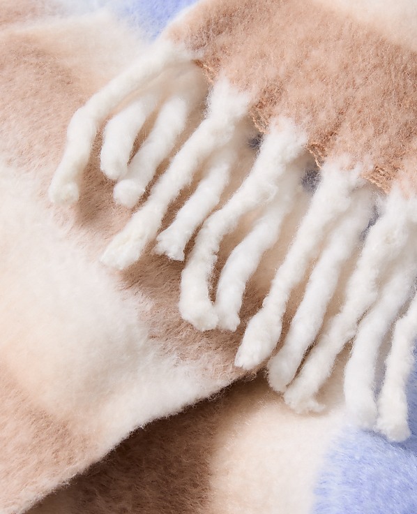 Weekend Striped Blanket Scarf