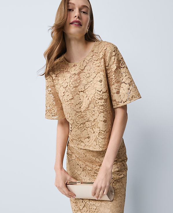 Petite Lace Blouse