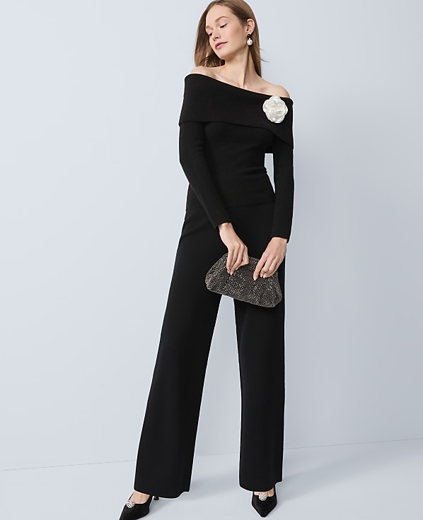 The Wide-Leg Sweater Pant