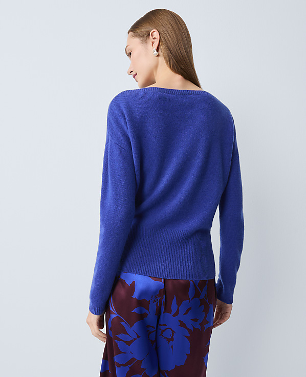 Studio Collection Cashmere Off-The-Shoulder Sweater