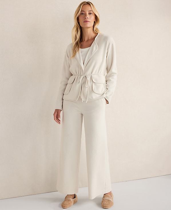Haven Well Within Brushed Terry Open Front Jacket