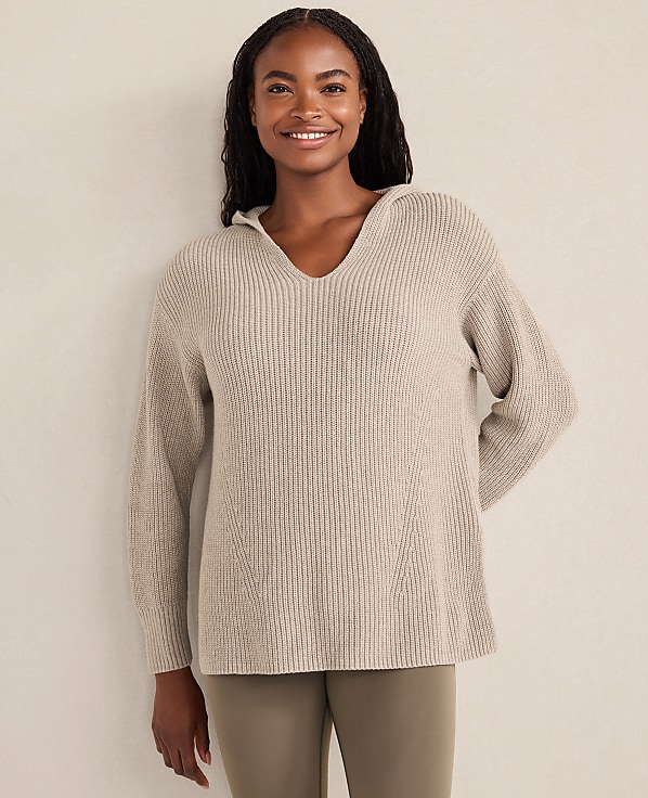 Haven Well Within Organic Cotton Cashmere Shaker Stitch Hoodie