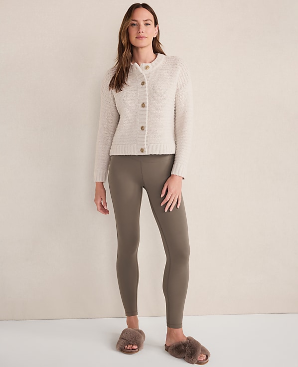 Haven Well Within Merino Wool Cashmere Link Stitch Cardigan
