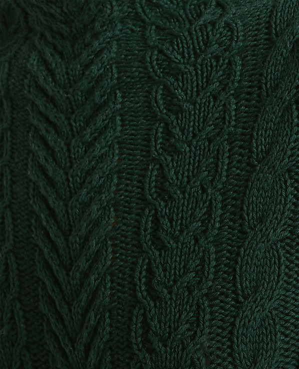 Haven Well Within Organic Cotton Cable Mock Neck Sweater