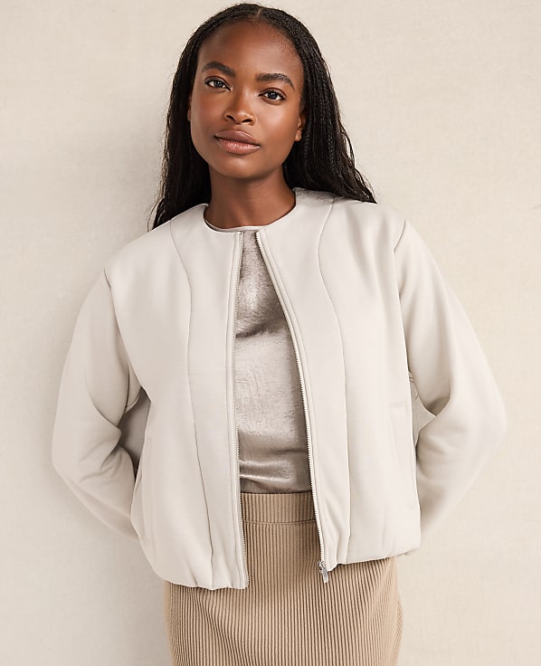 Haven Well Within Soft-Brushed Fleece Bubble Bomber