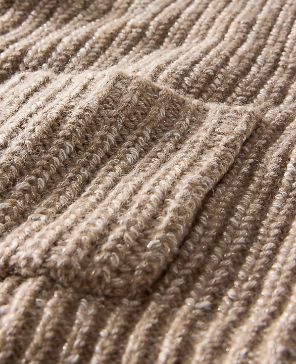 Haven Well Within Lurex Blend Shaker Stitch Cardigan