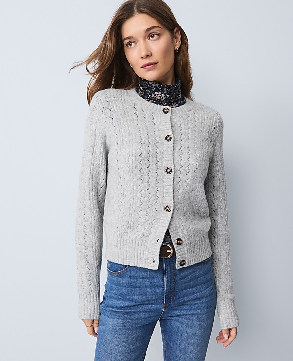 Weekend Pointelle Cardigan