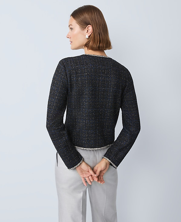Metallic Tweed Jacket