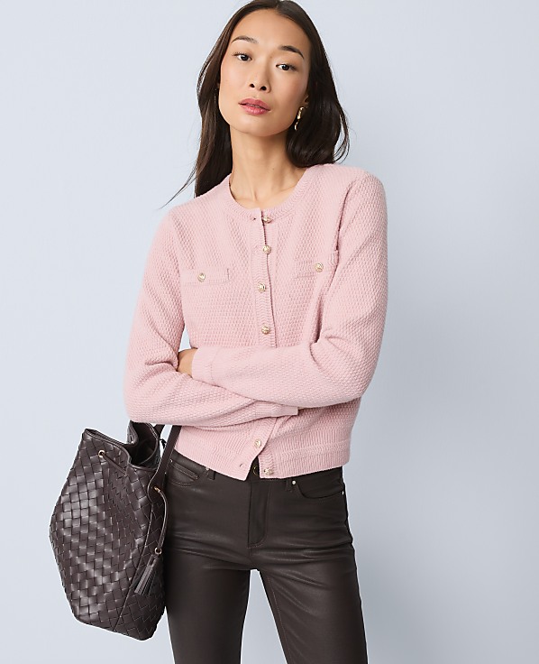 Textured Cardigan
