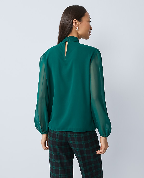 Tie Neck Blouse