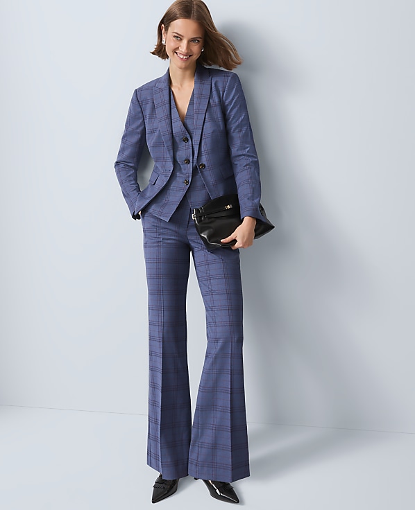 The Flare Trouser in Plaid