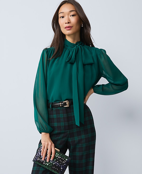 Tie Neck Blouse