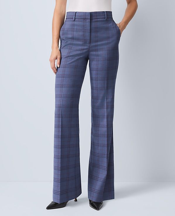 The Flare Trouser in Plaid