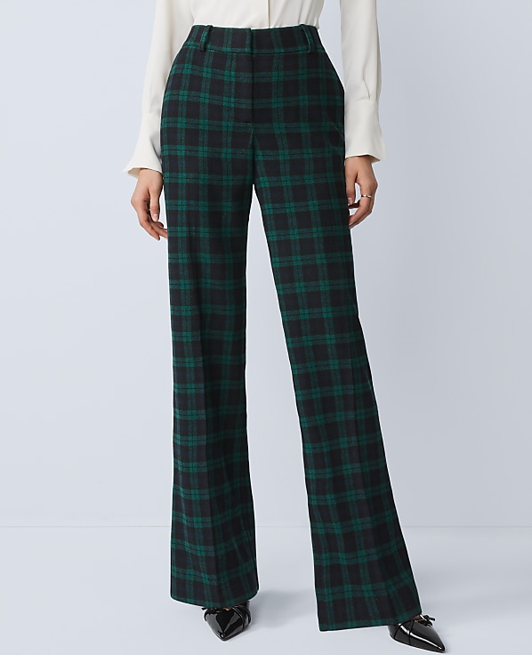 The Jayne Trouser in Plaid - Curvy Fit