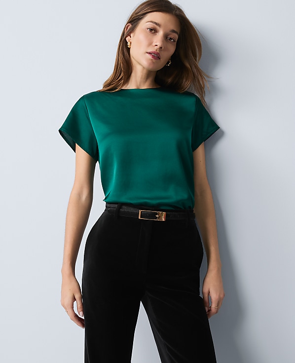 Mixed Media Crew Neck Tee