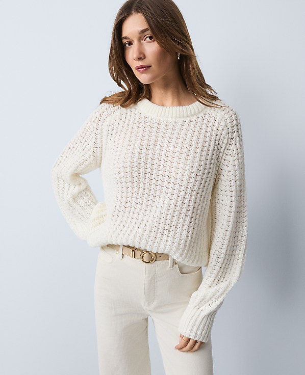 Weekend Cozy Crew Neck Sweater