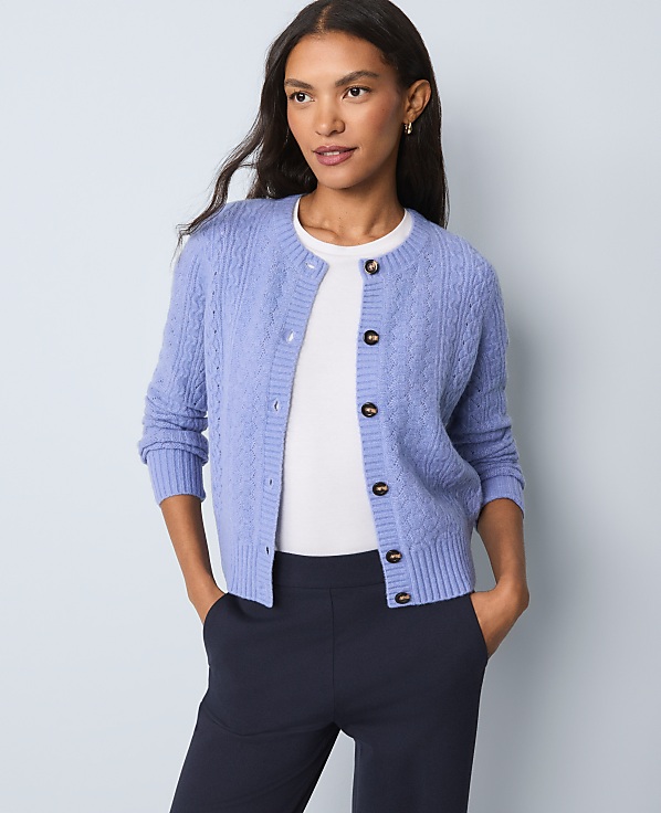Weekend Pointelle Cardigan