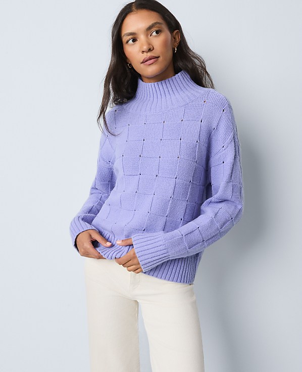 Weekend Textured Turtleneck Sweater