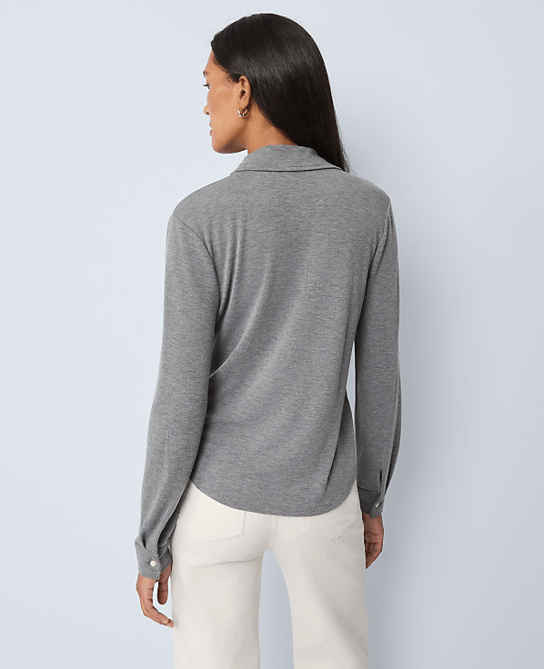 Petite Weekend Collection Button Down Shirt