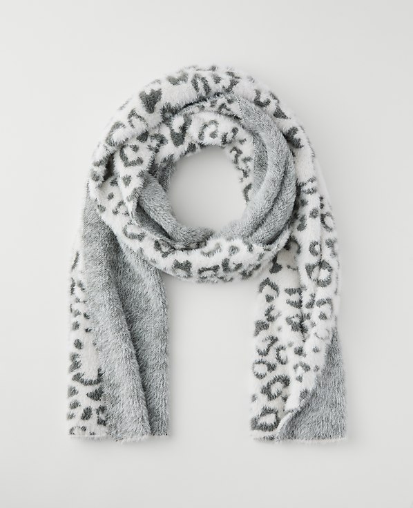 Leopard Print Blanket Scarf