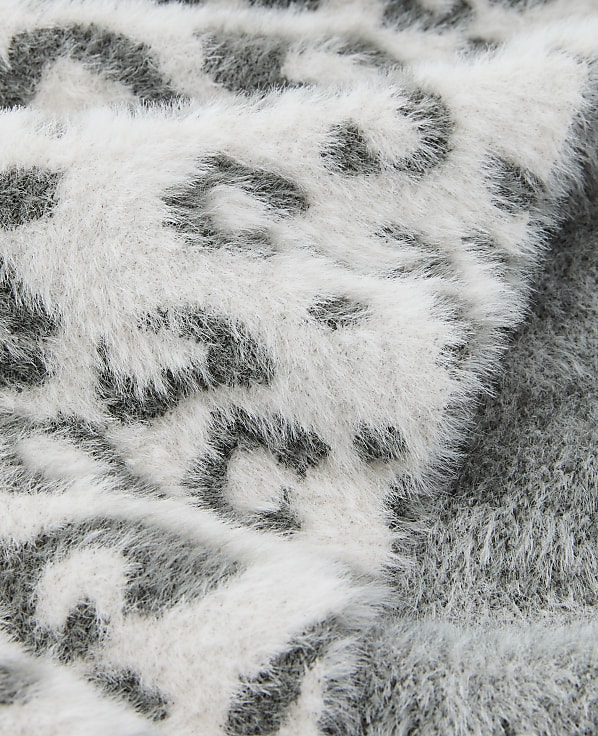 Leopard Print Blanket Scarf
