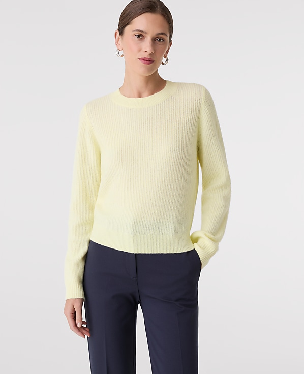 Petite Mixed Cable Sweater