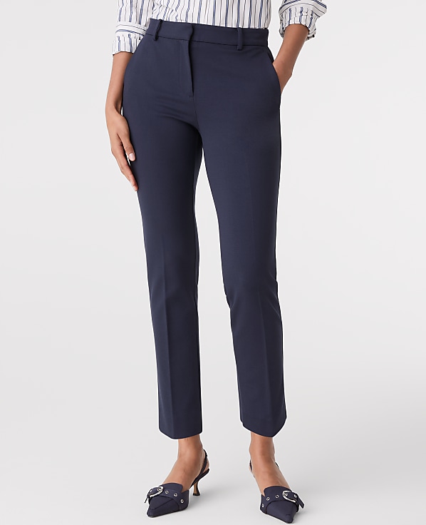 The Petite Eva Ankle Pant in Ponte