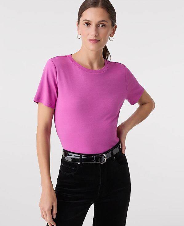 Petite Weekend Crew Neck Tee