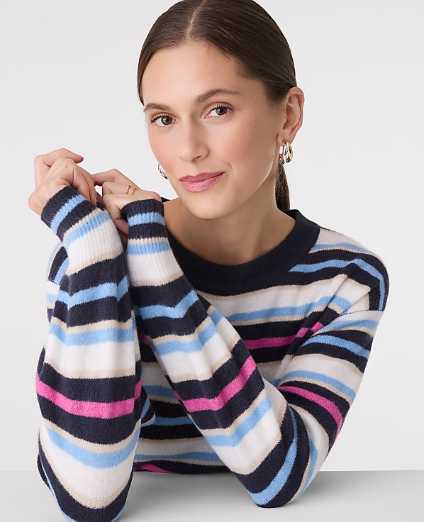 Striped Crew Neck Sweater