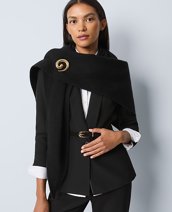 Oversized Triangle Wrap Scarf