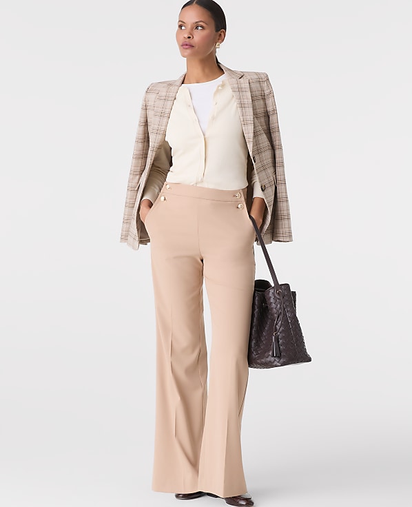 The Petite Everyday Sailor Wide-Leg Pant