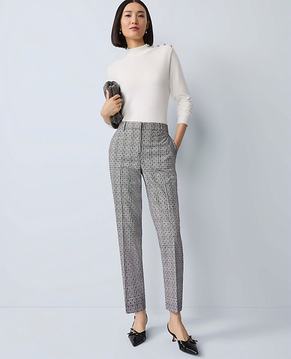 Button Turtleneck Sweater
