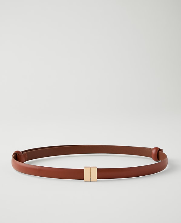 Skinny Leather Belt