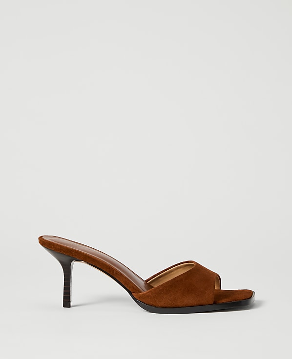 Suede Mule Sandal