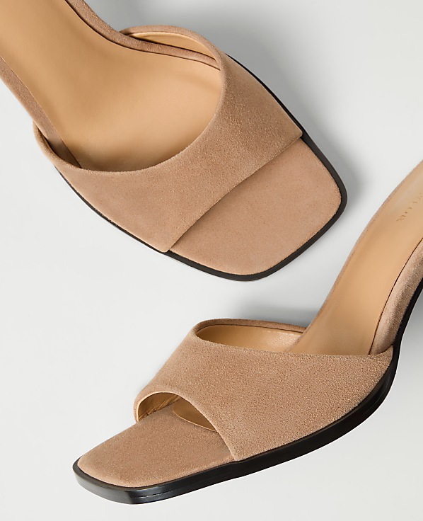 Suede Mule Sandal