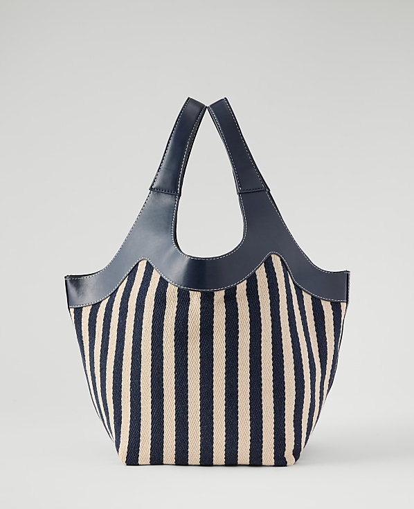 Striped Shoulder Bag