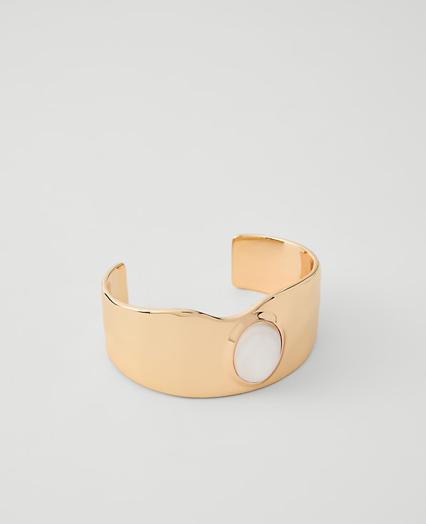 Metal Stone Cuff