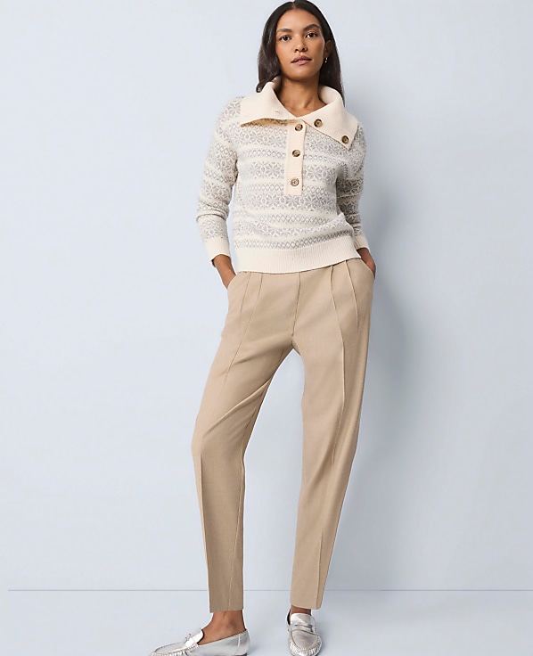 Weekend Fair Isle Polo Sweater