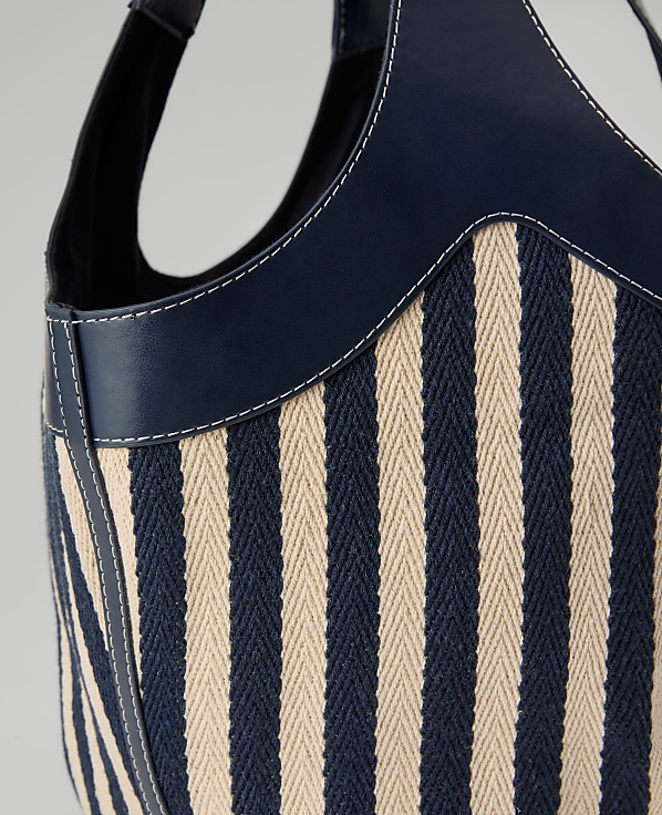 Striped Shoulder Bag