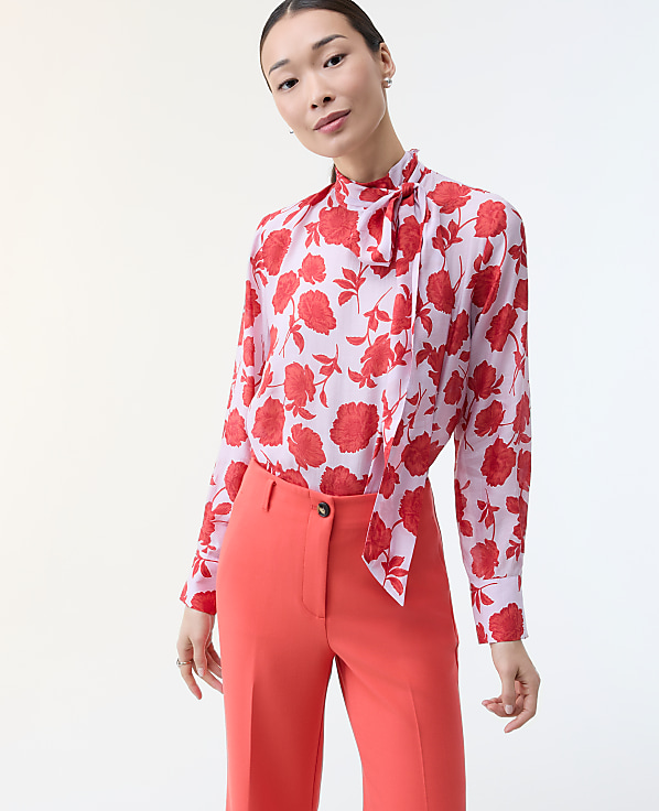 Floral Bow Blouse