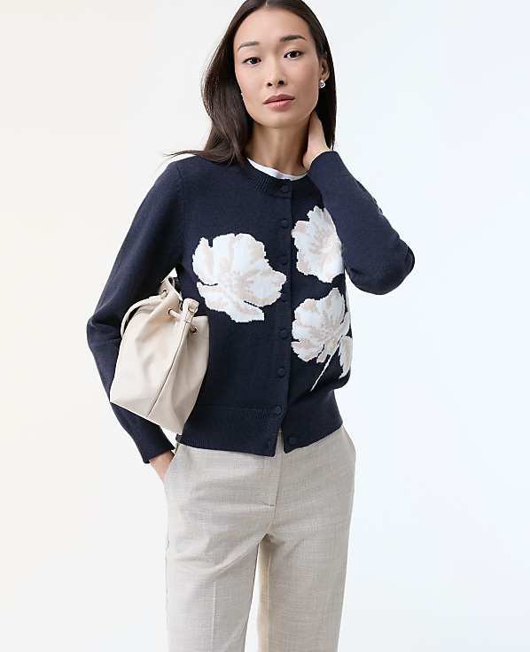 Petite Floral Ann Cardigan