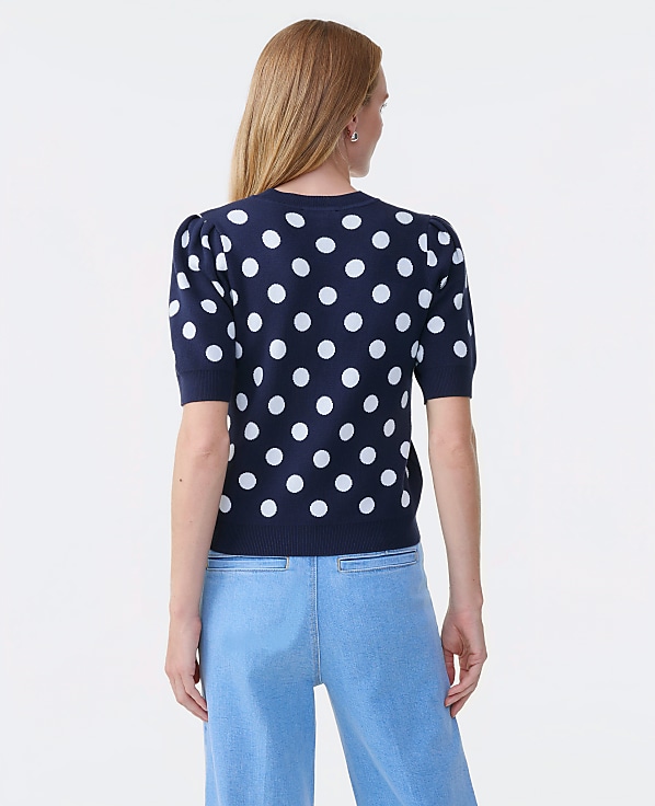 Dotted Sweater Tee