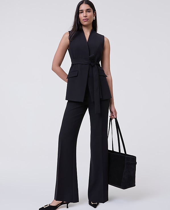 The Petite Margot Trouser in Bi-Stretch