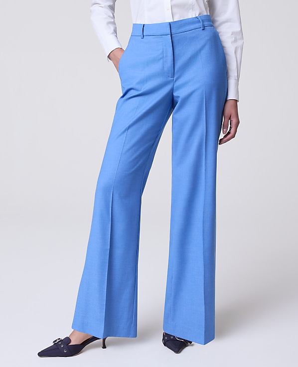 The Flare Trouser in Luxe Twill