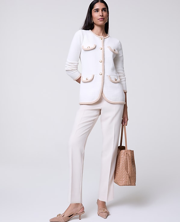 The Relaxed Ankle Pant in Fluid Crepe