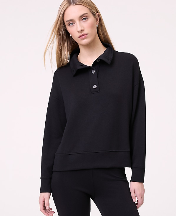 Weekend Mockneck Sweatshirt in CloudPlush