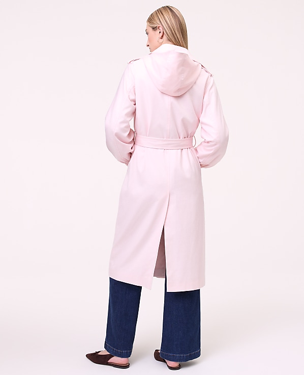 Weekend Hooded Trench Coat