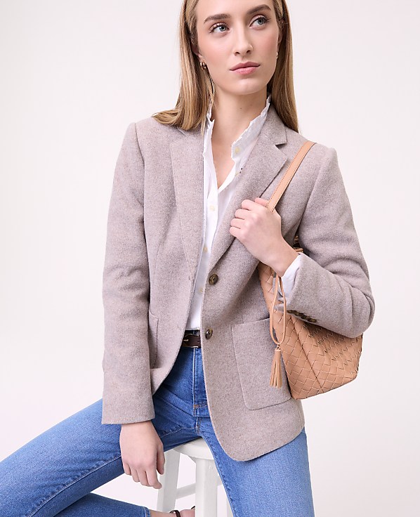 Weekend Greenwich Blazer in Brushed Knit