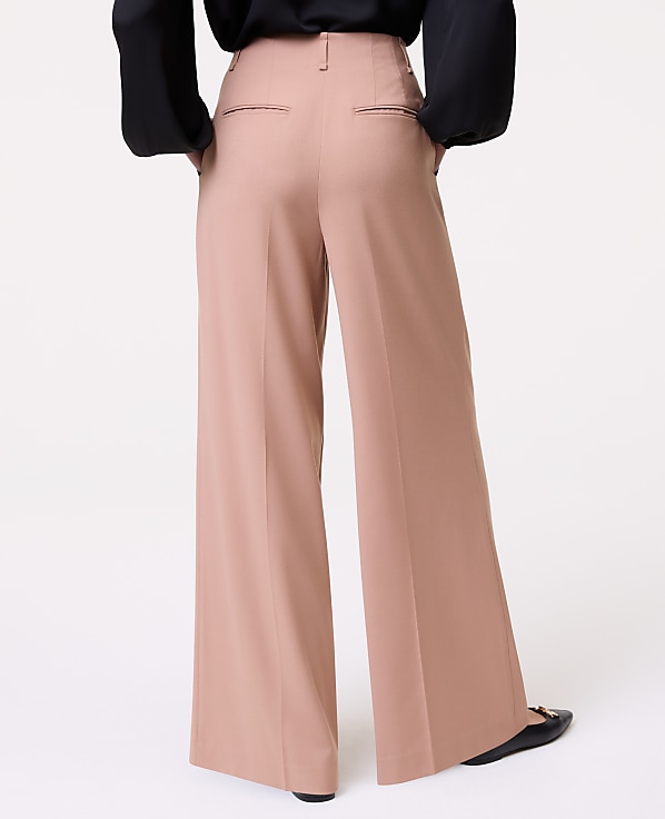 The Petite Pleated Wide-Leg Pant